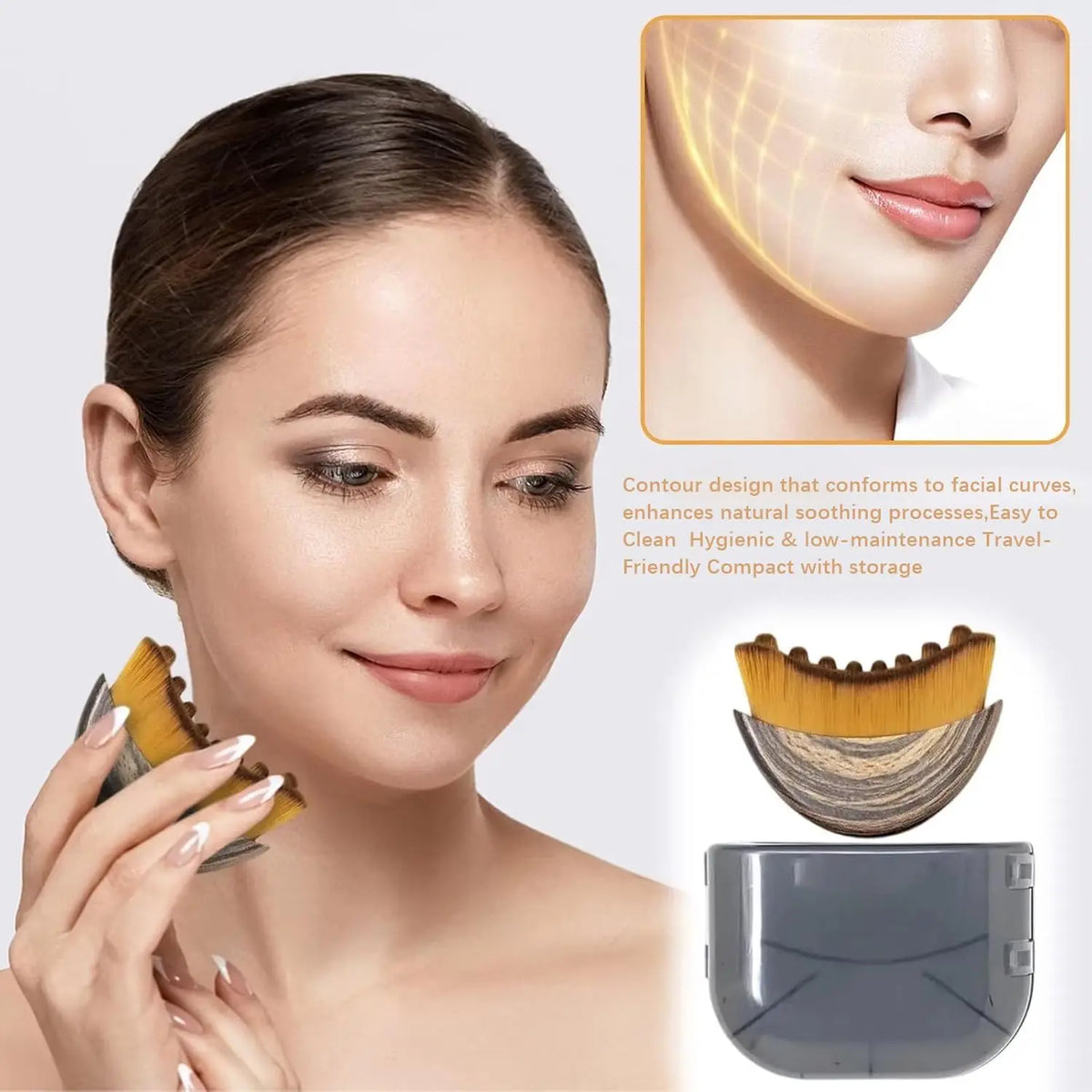 SeoulSecret™ Lymphatic Contour Face Brush